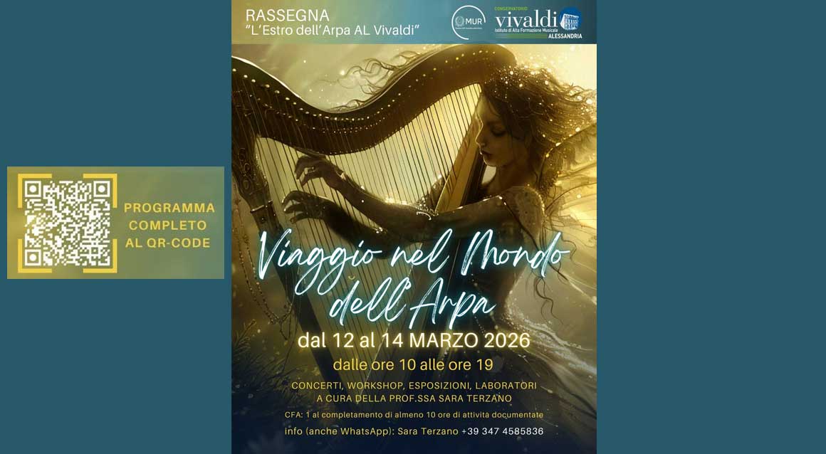 L’ Estro dell’Arpa al Vivaldi - 12/14 marzo 2026